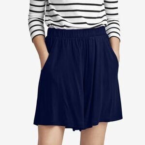Ellos Women's Navy Blue Flowy Shorts - NWT